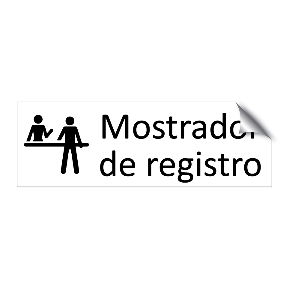 Mostrador de registro