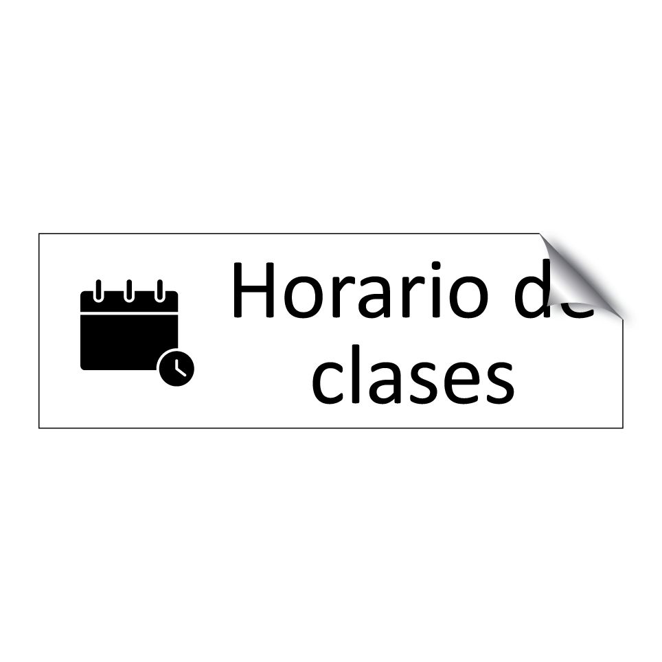 Horario de clases