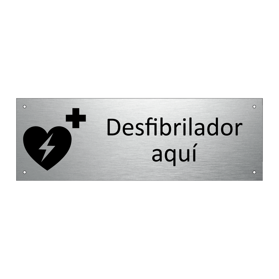 Desfibrilador aquí
