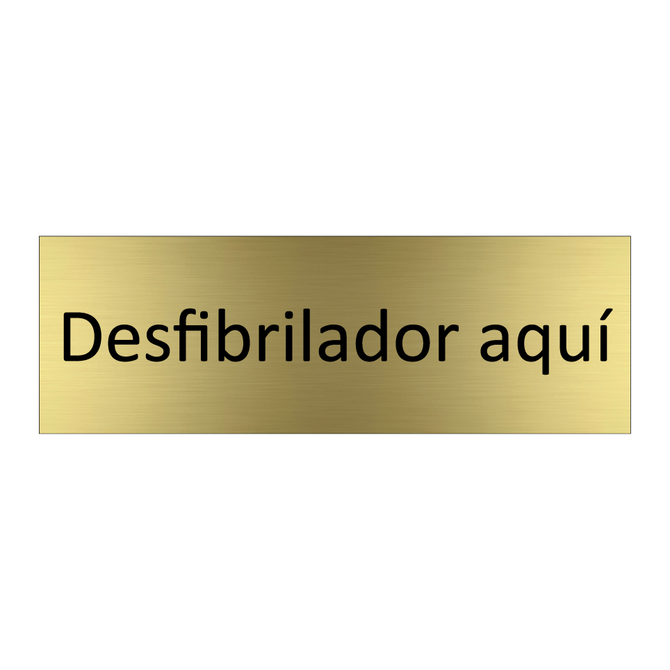 Desfibrilador aquí