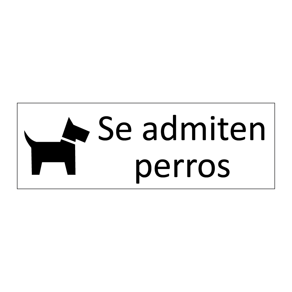 Se admiten perros