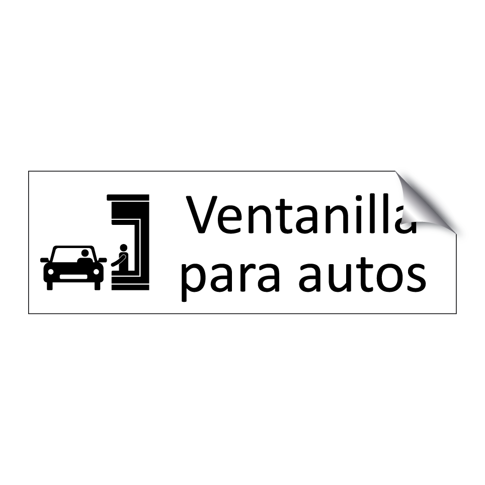 Ventanilla para autos