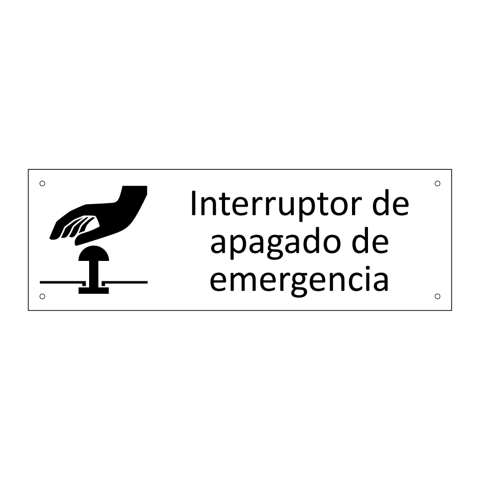 Interruptor de apagado de emergencia