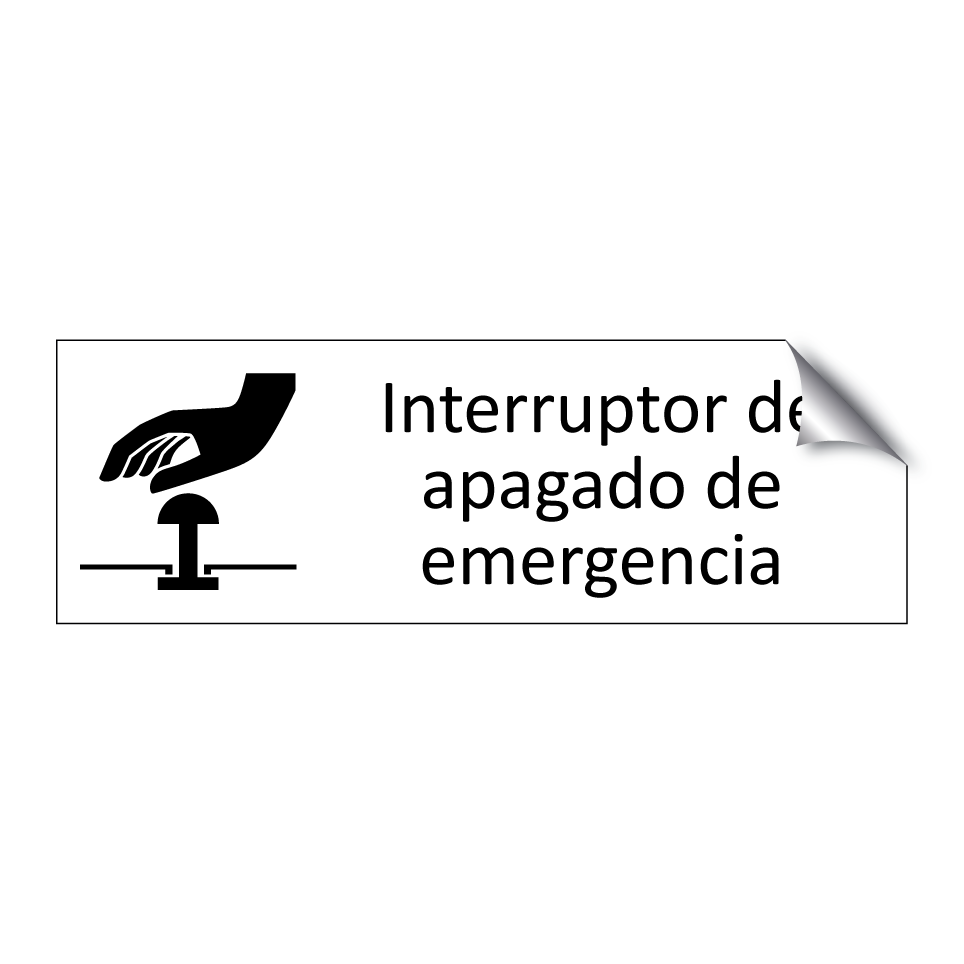 Interruptor de apagado de emergencia