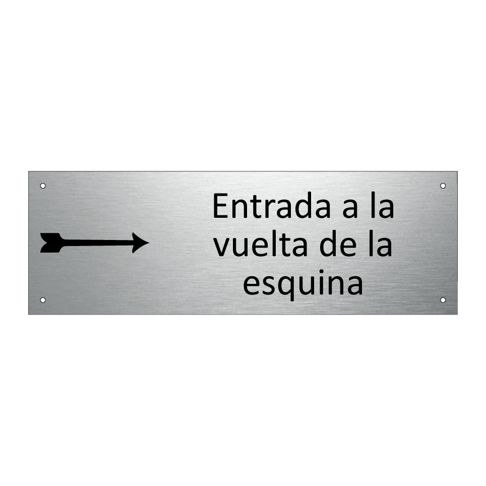 Entrada a la vuelta de la esquina