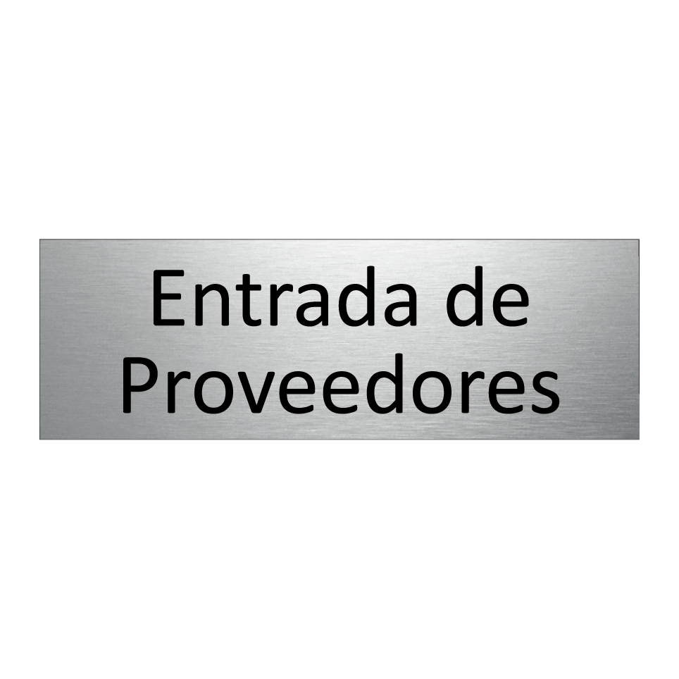 Entrada de Proveedores