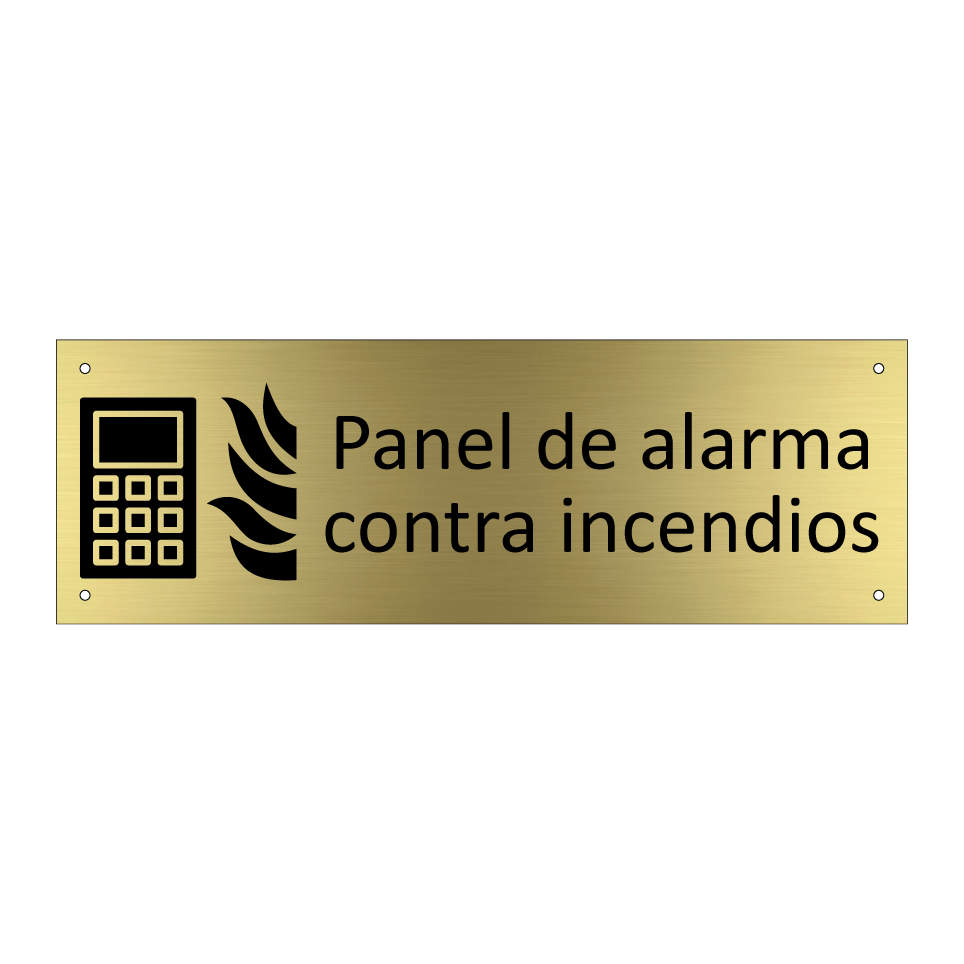 Panel de alarma contra incendios