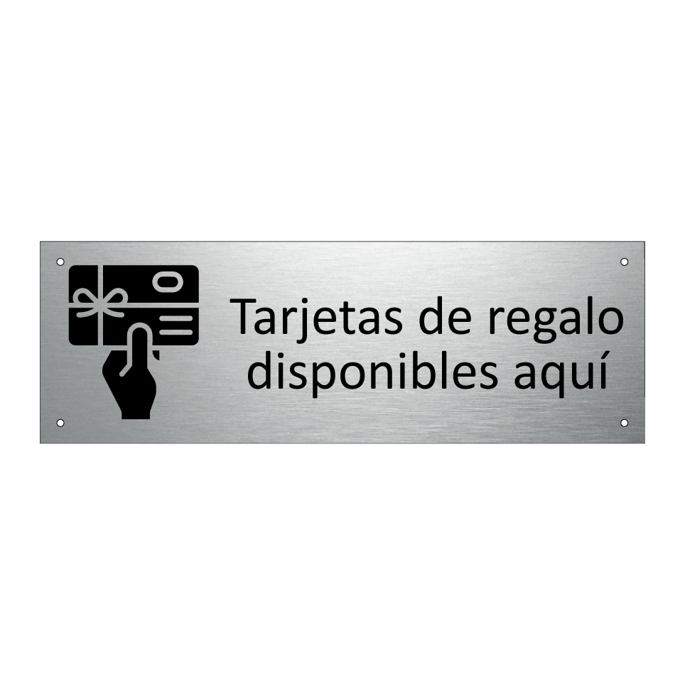 Tarjetas de regalo disponibles aquí