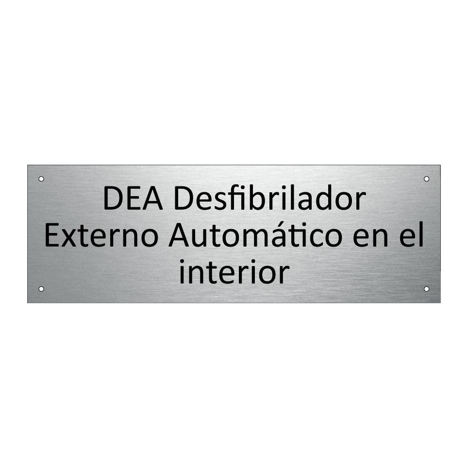 DEA Desfibrilador Externo Automático en el interior