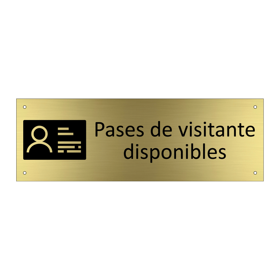 Pases de visitante disponibles