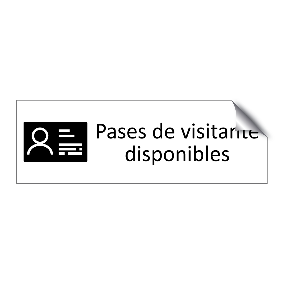 Pases de visitante disponibles