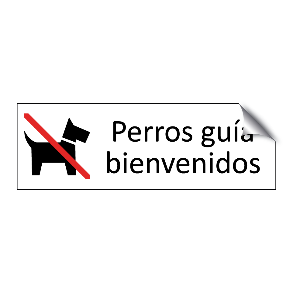 Perros guía bienvenidos