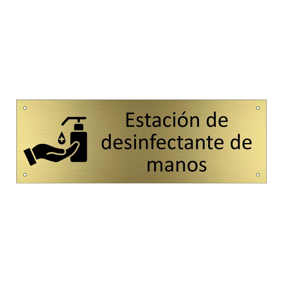 Estación de desinfectante de manos
