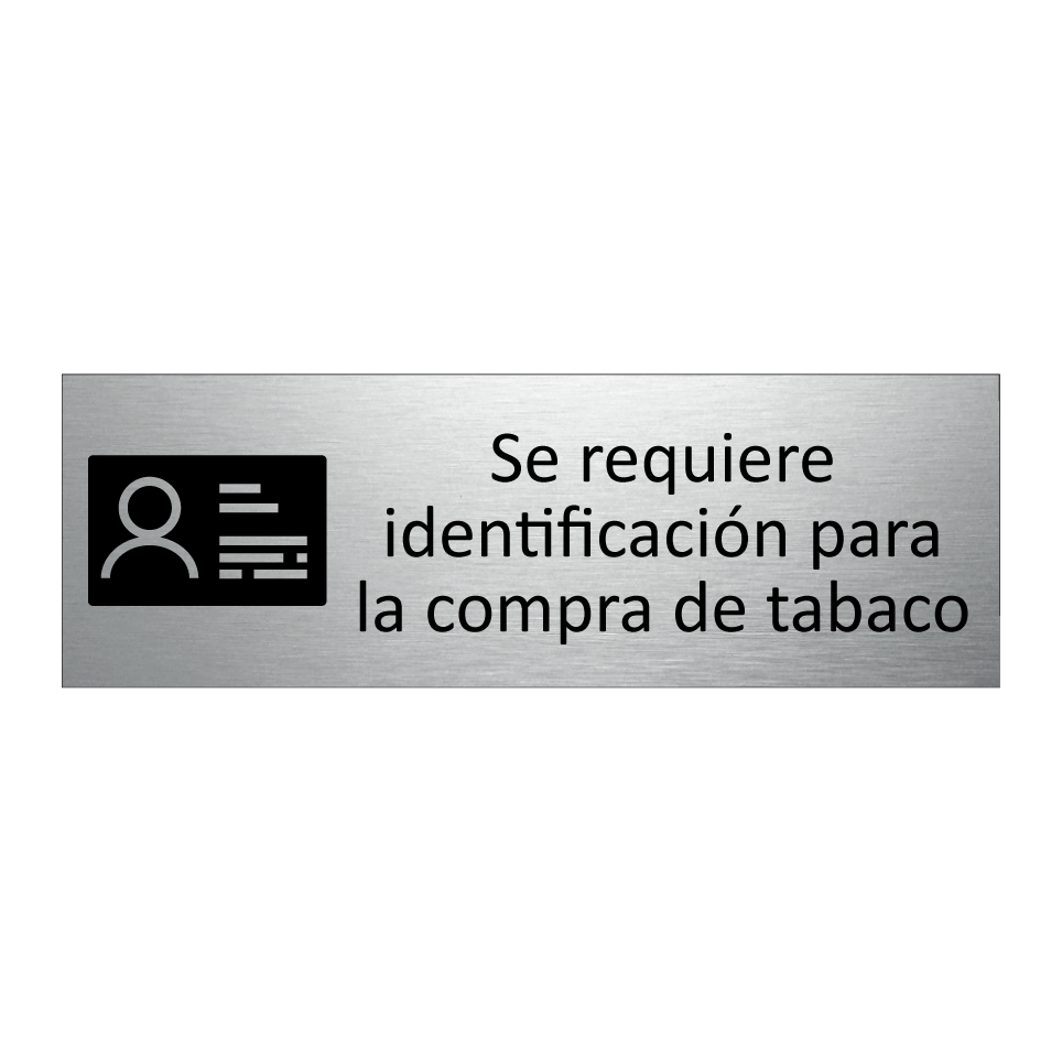 Se requiere identificación para la compra de tabaco