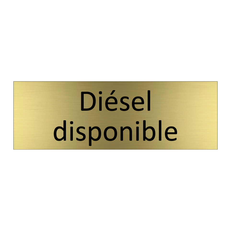 Diésel disponible