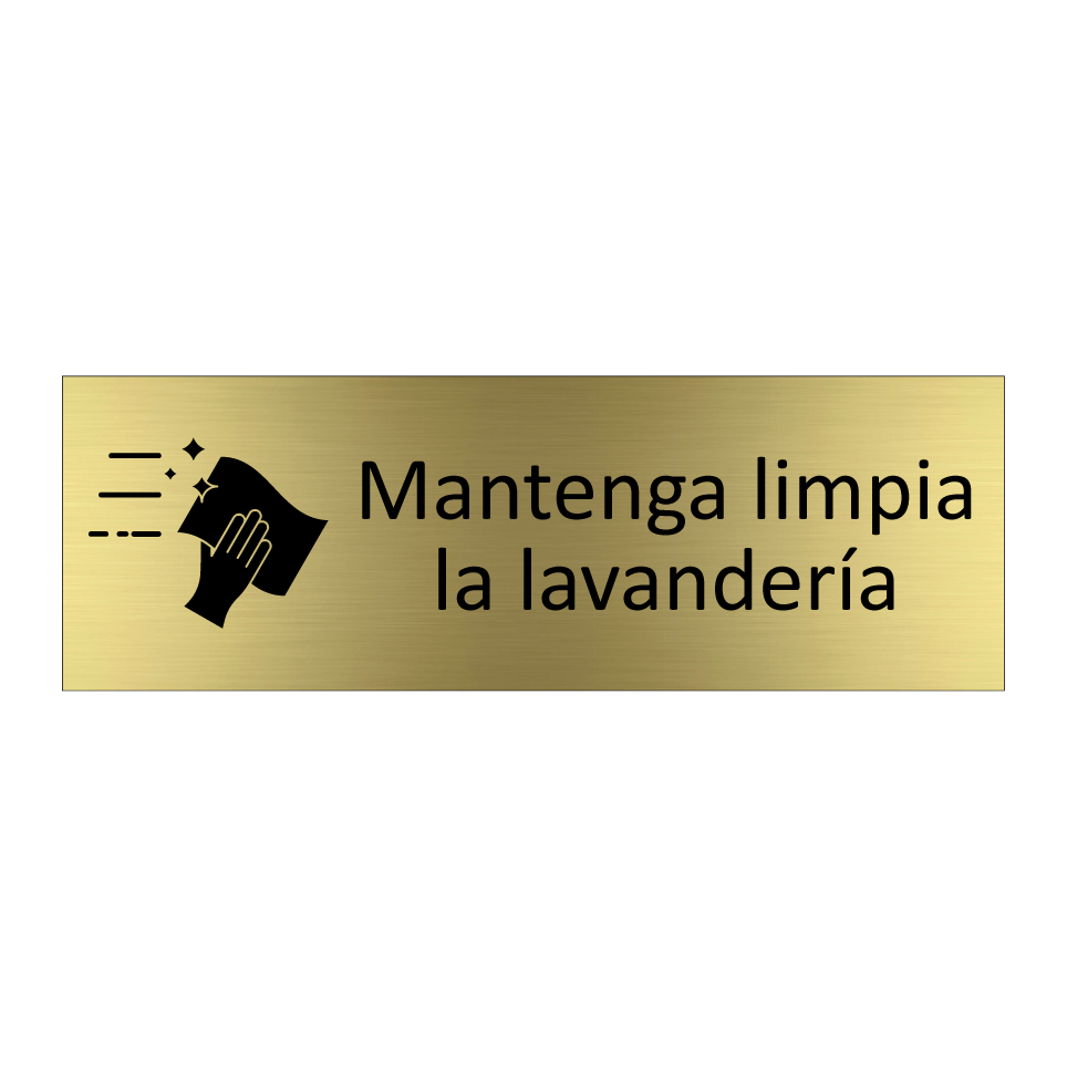 Mantenga limpia la lavandería
