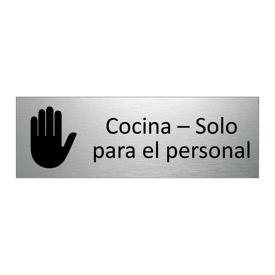Cocina – Solo para el personal