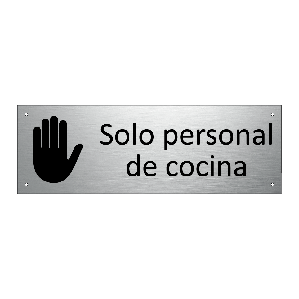 Solo personal de cocina