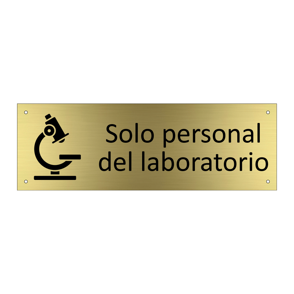 Solo personal del laboratorio