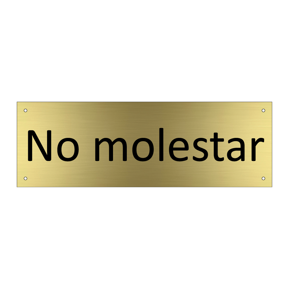 No molestar