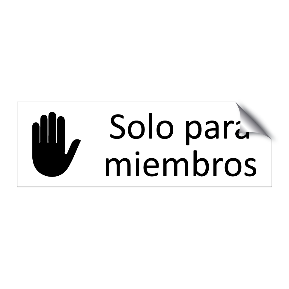 Solo para miembros
