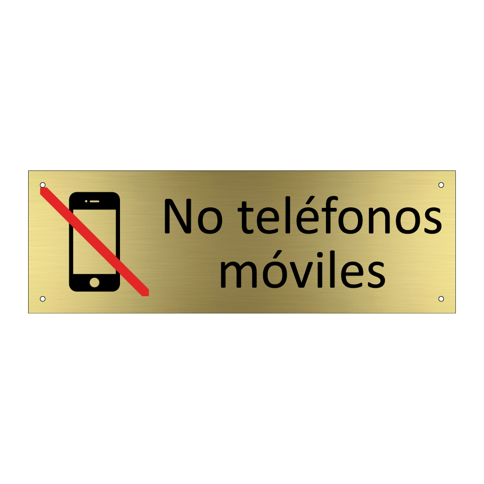 No teléfonos móviles