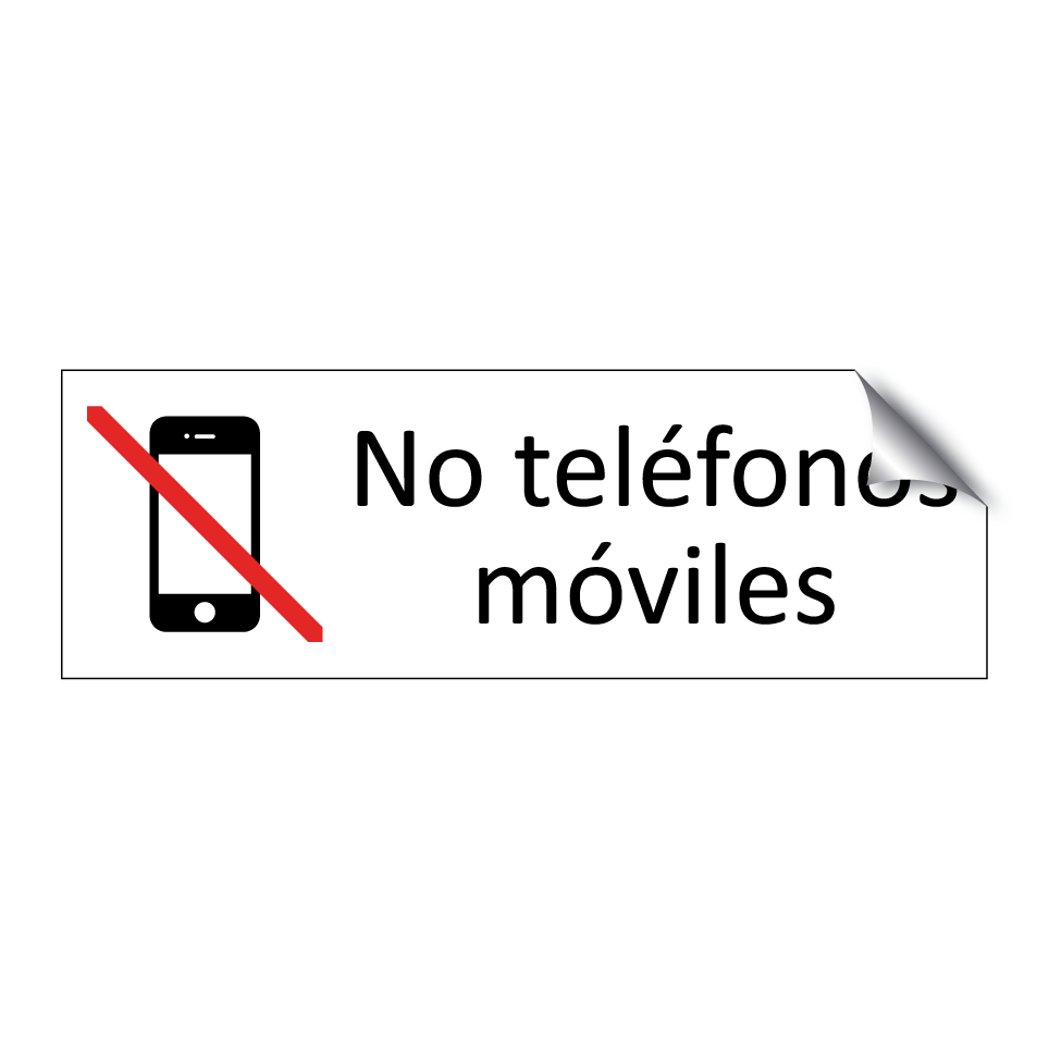 No teléfonos móviles