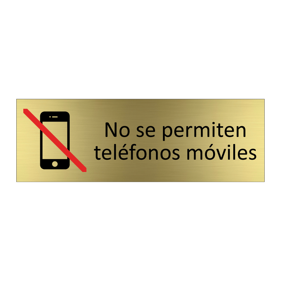 No se permiten teléfonos móviles