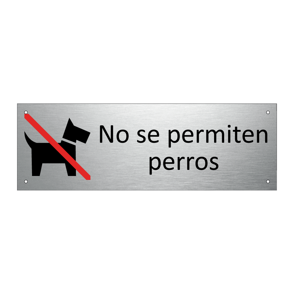 No se permiten perros