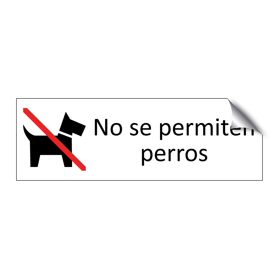 No se permiten perros