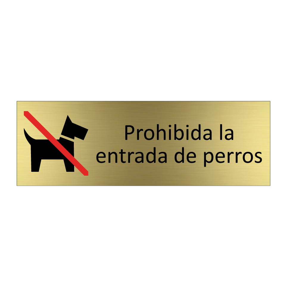 Prohibida la entrada de perros