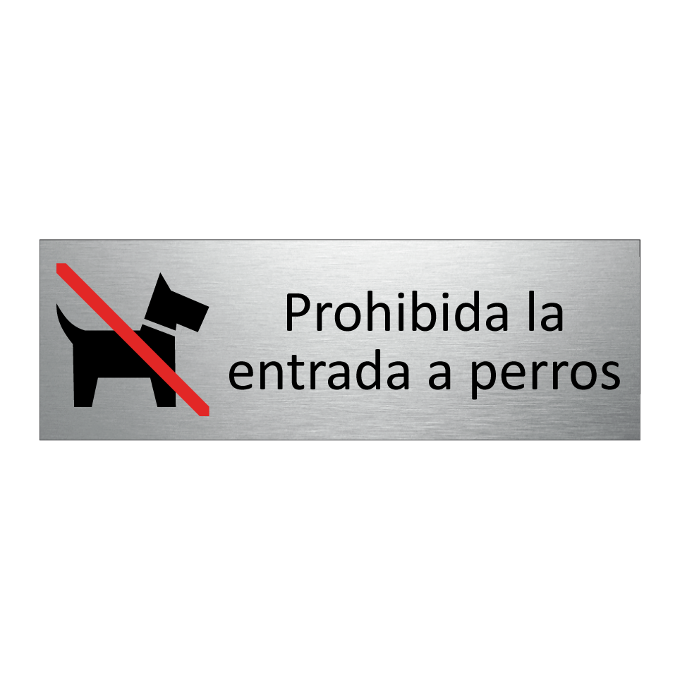 Prohibida la entrada a perros