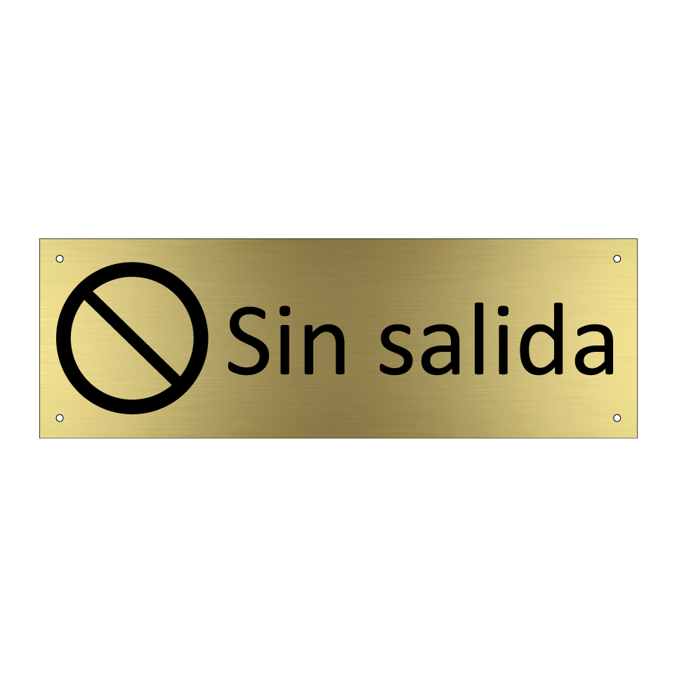 Sin salida