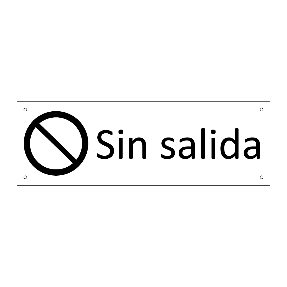 Sin salida