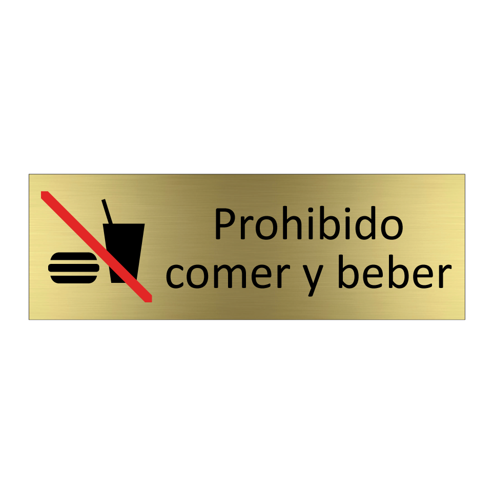 Prohibido comer y beber