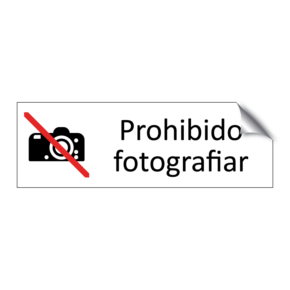 Prohibido fotografiar