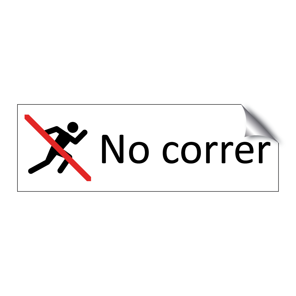 No correr