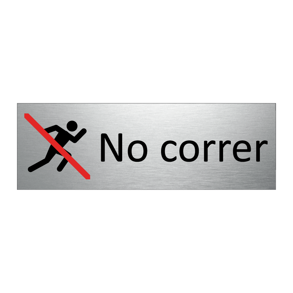 No correr