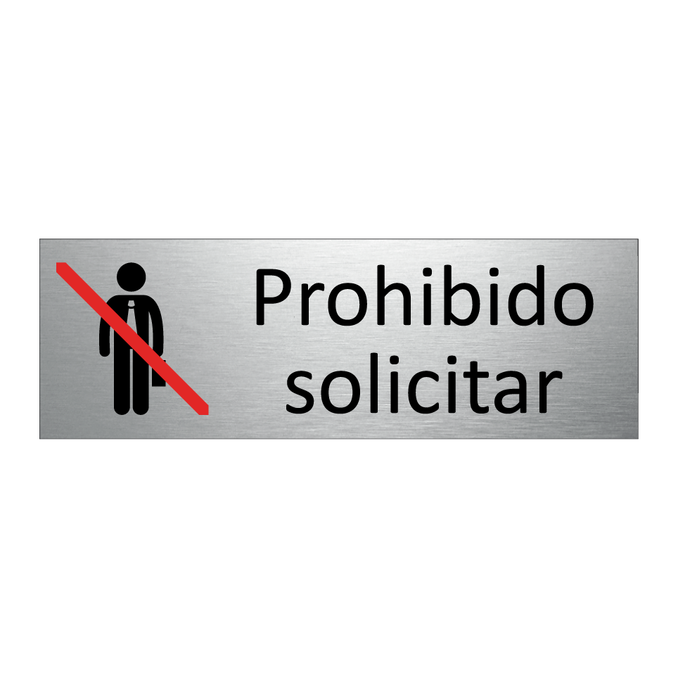 Prohibido solicitar