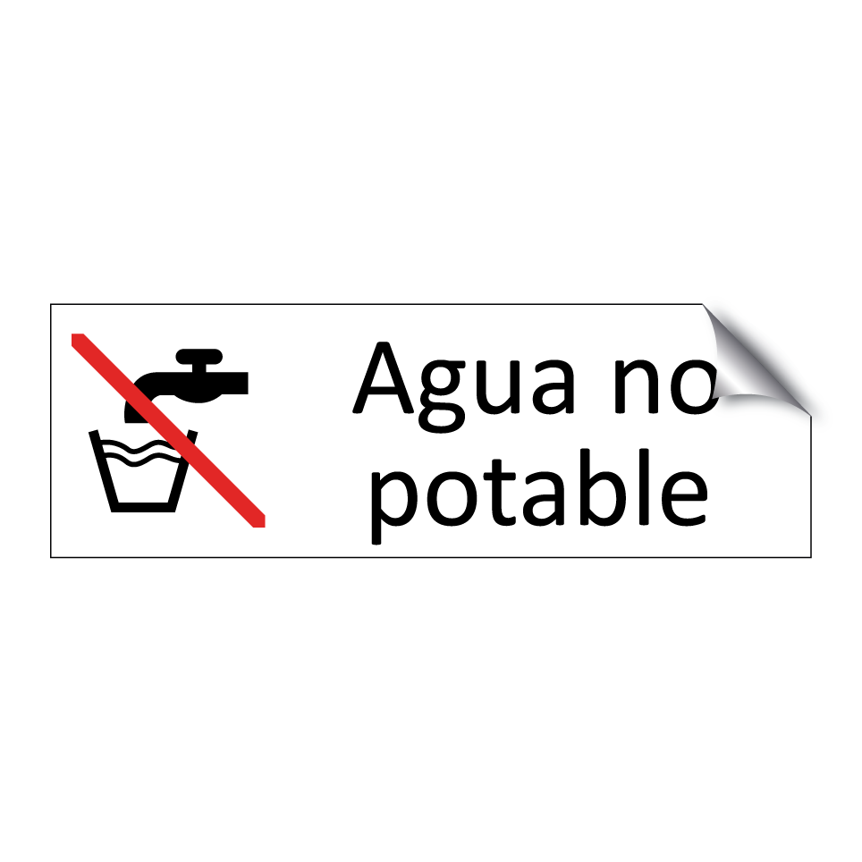 Agua no potable
