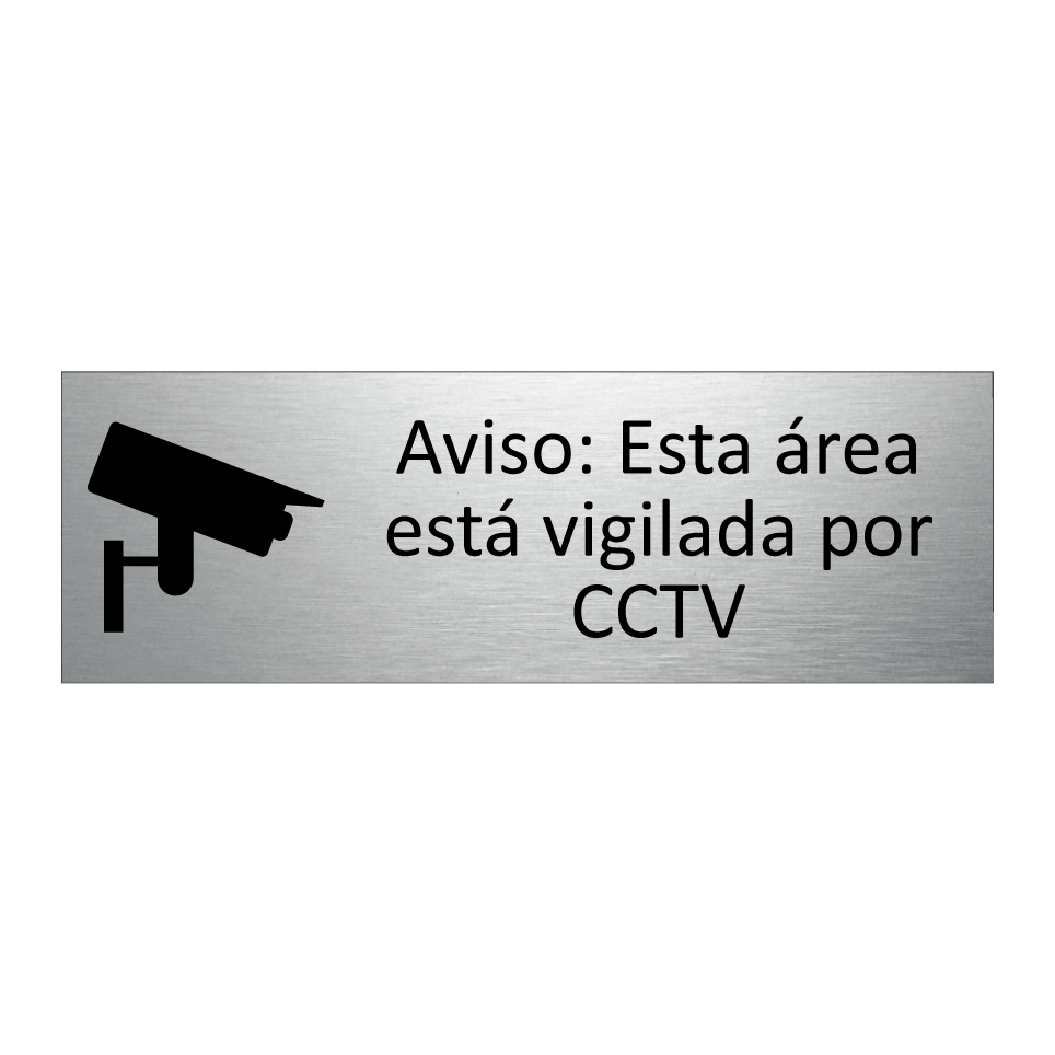 Aviso: Esta área está vigilada por CCTV