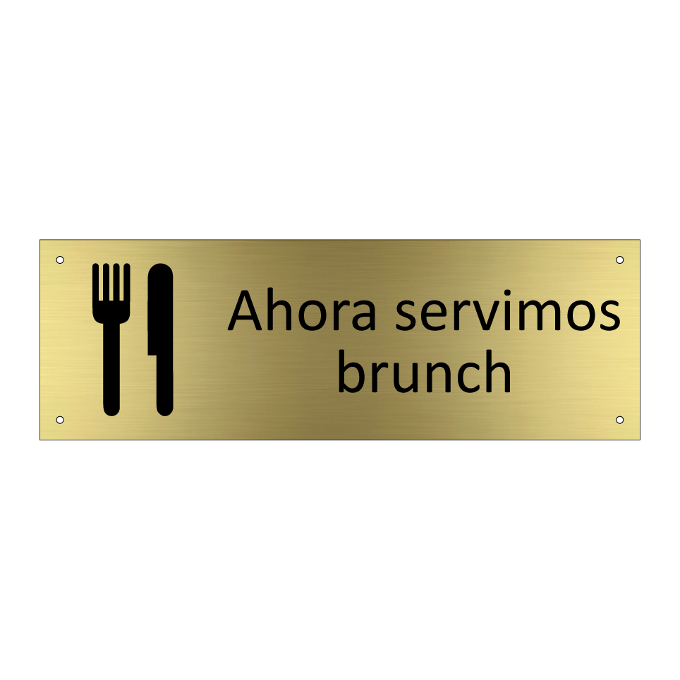 Ahora servimos brunch