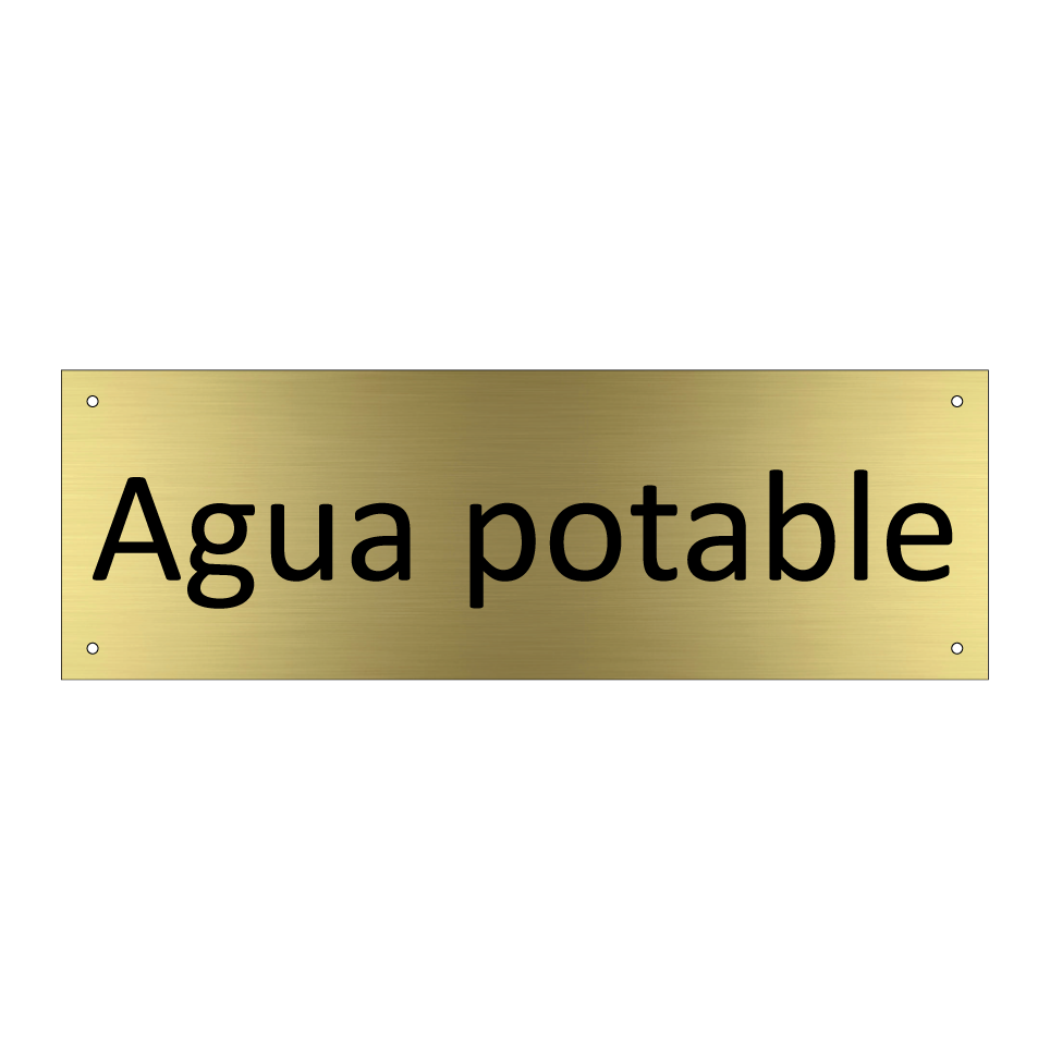 Agua potable
