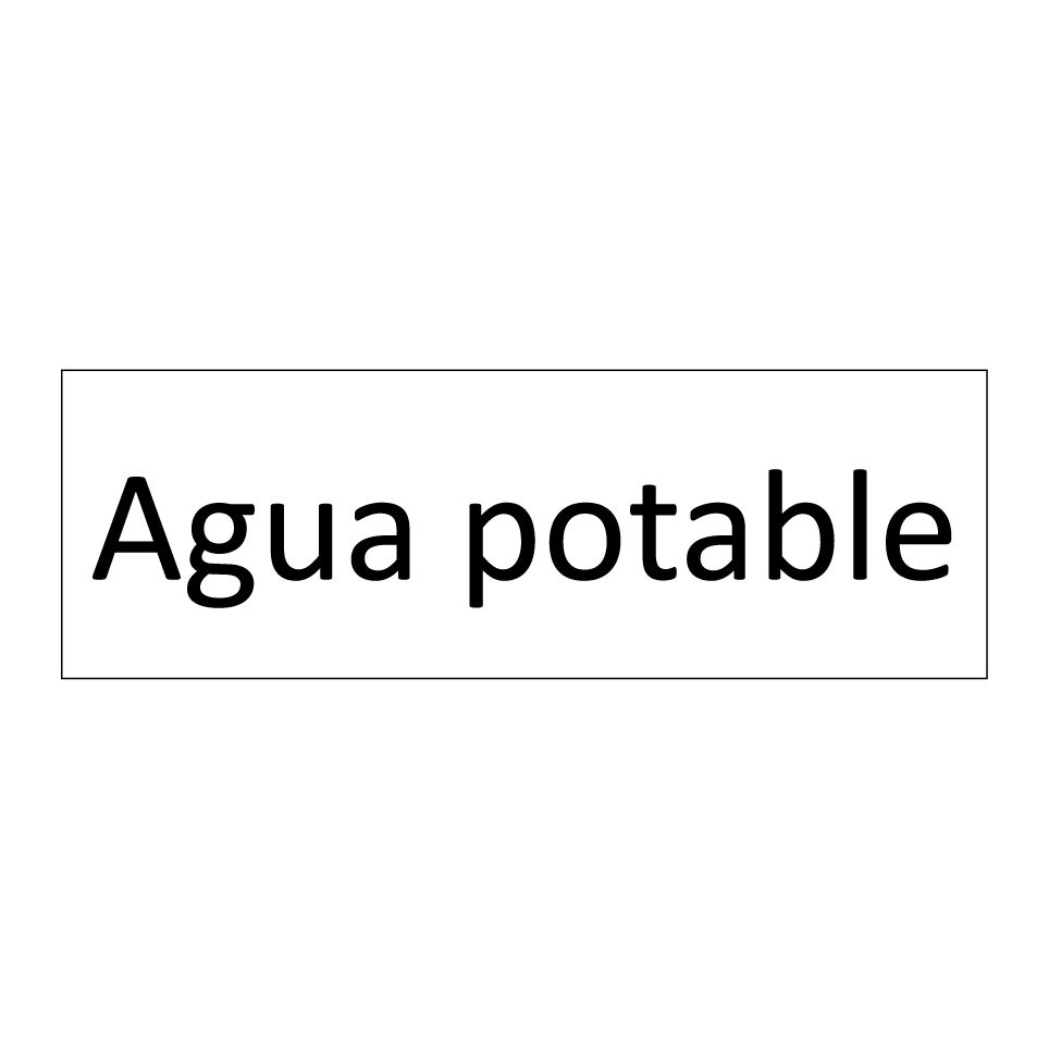 Agua potable