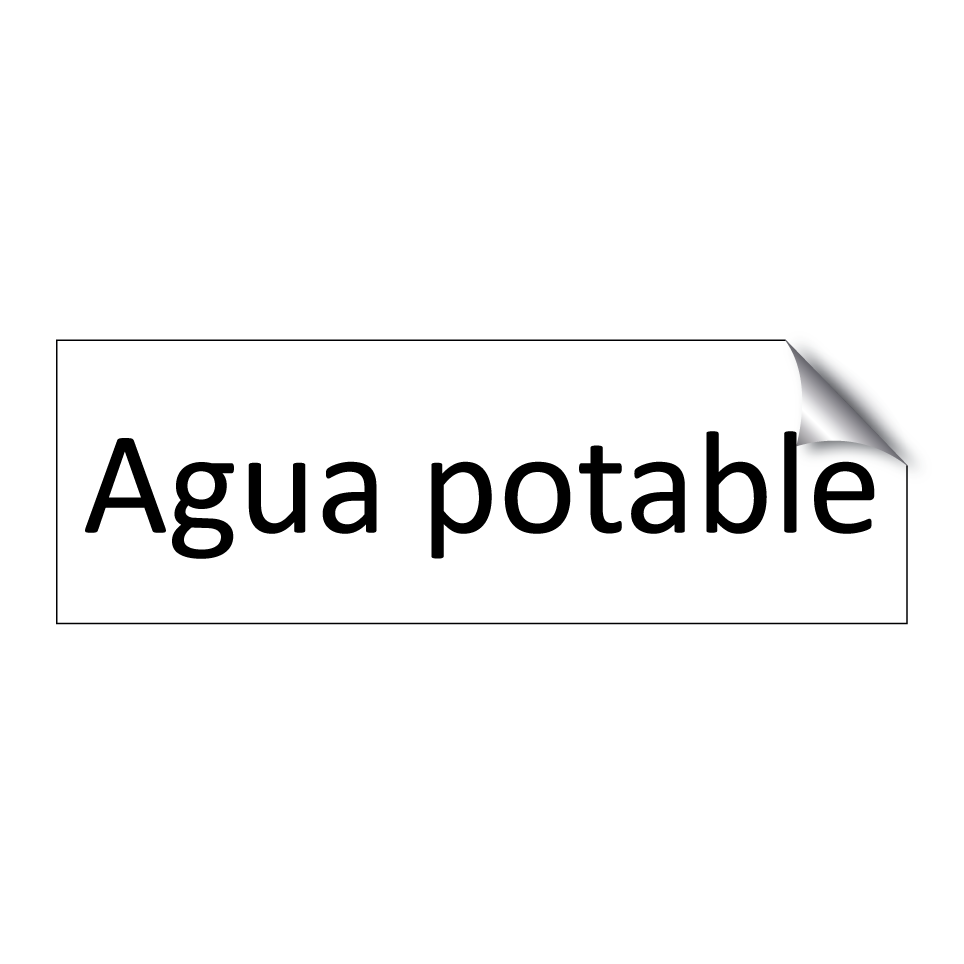 Agua potable