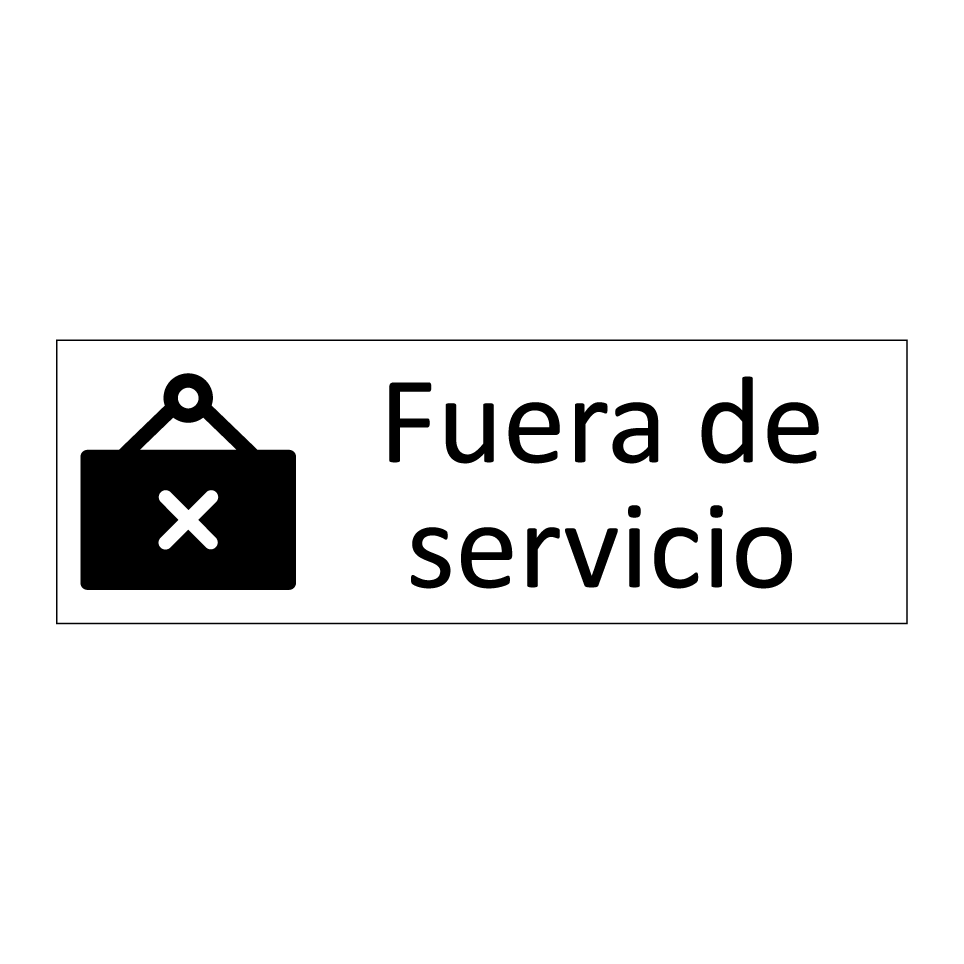 Fuera de servicio