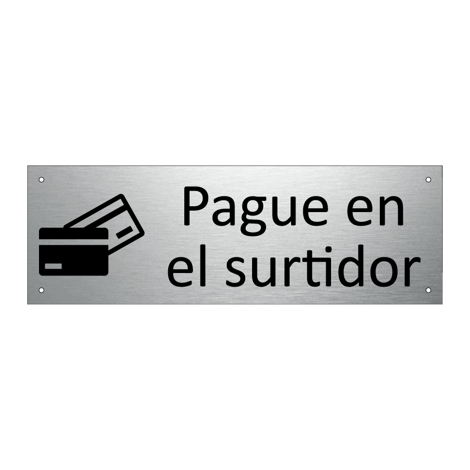 Pague en el surtidor