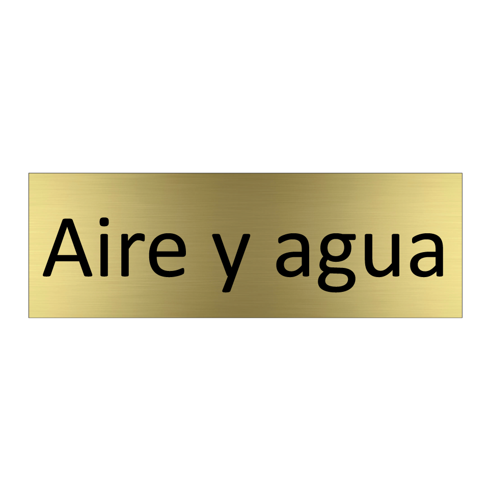 Aire y agua