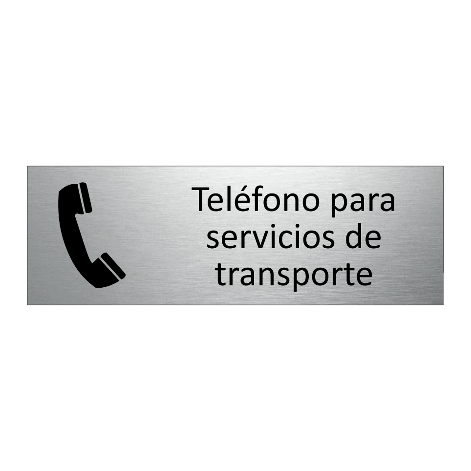 Teléfono para servicios de transporte