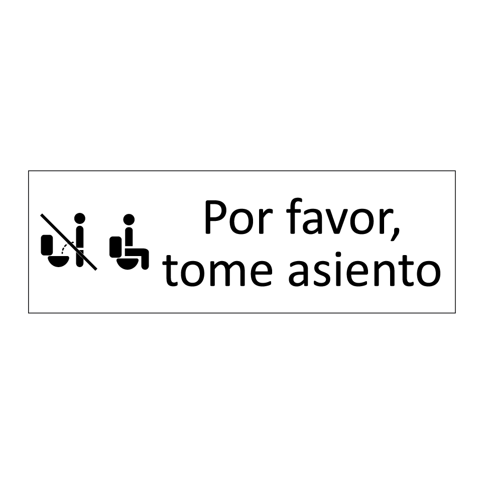 Por favor, tome asiento